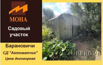 Продам садовый участок в Барановичах СТ Автоматчик